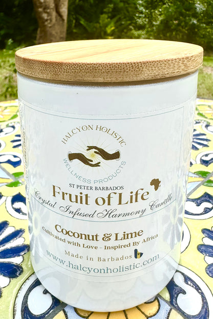 Fruit of Life Harmony Candle – A Tropical Vibe