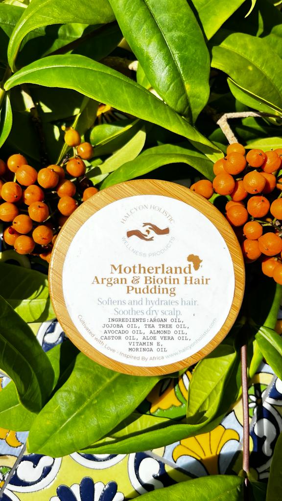 Motherland Argan & Biotin Hair Pudding