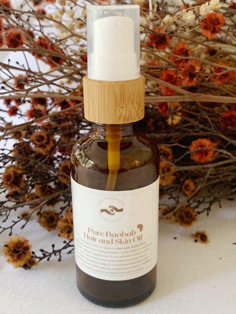 100% Pure Baobab Hair & Skin Oil